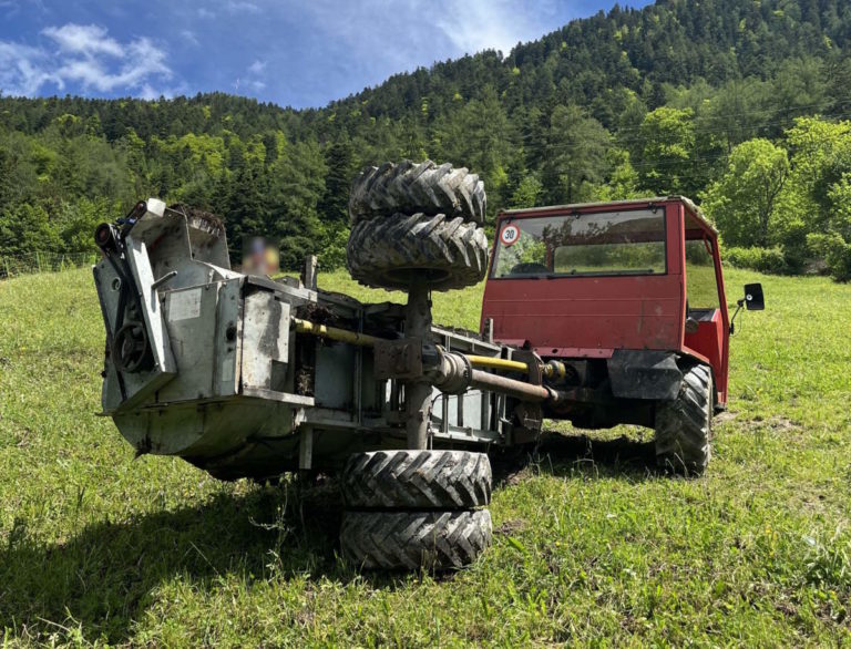 kippt unfall