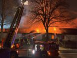 Döttingen AG: Grossbrand – Umfahrungsstrasse gesperrt