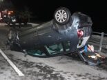 Oberegg AI: Schleuder-Unfall – Lenker (20) klettert aus PW