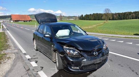Ruswil LU: Auffahrunfall bei Sagemüli – 2 ins Spital