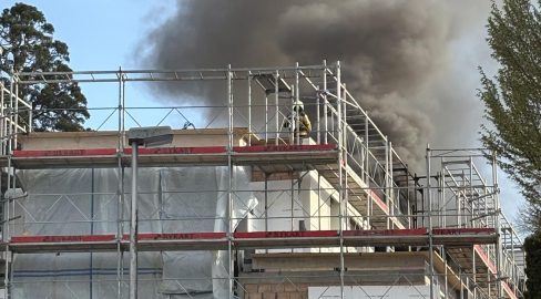 Kreuzlingen TG: Brand auf Baustelle Schäflerweg – 40 Kräfte