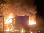 Sargans SG: Lieferwagen in Vollbrand – 30'000 Fr. Schaden