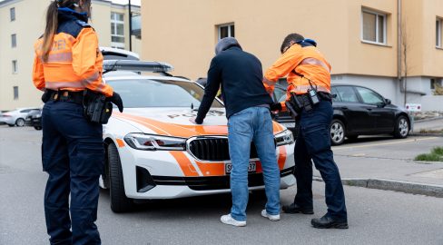 Rorschacherberg SG: Polizei überrascht Einbrecher am Birkenweg
