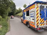 Neuhausen am Rheinfall SH: Velolenkerin (88) stürzt schwer