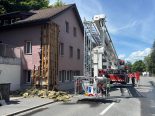 Glarus Nord GL: Brand in Oberurnen – Hauptstrasse Vollsperrung