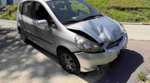 Speicher AR: Unfall – PW reisst Zaun, 800 m Benzinspur