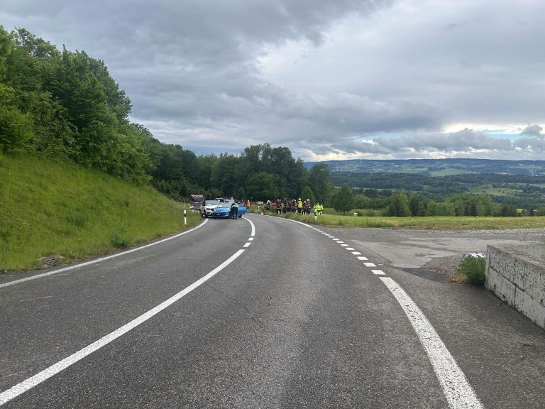 Zufikon AG: Unfall – Peugeot schleudert, Lenker (70) per Heli