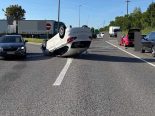 Kölliken AG: BMW überschlägt sich nach Unfall auf Suhrentalstrasse
