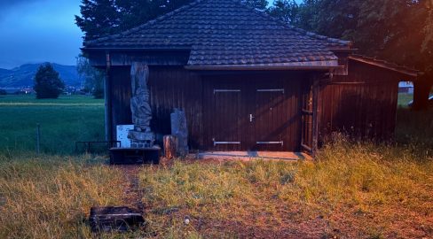 Balgach SG: Brand am Schützenhaus – 15 Feuerwehrleute vor Ort