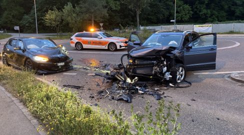Wil SG: Frontalcrash – Frau (90) und Mann (61) schwer verletzt