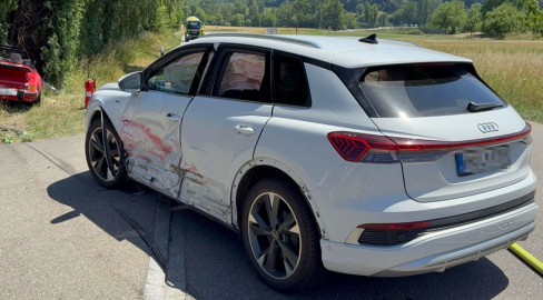 Rüdlingen SH: Überhol-Crash auf Rafzerstrasse – 2 Verletzte