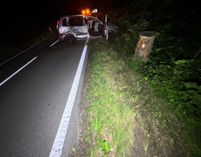Dornach SO: PW-Lenker (22) crasht in Baumstrunk – 2 Verletzte