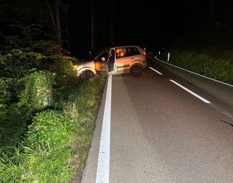 Dornach SO: PW-Lenker (22) crasht in Baumstrunk – 2 Verletzte