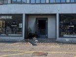 Sion VS: Einbrecher sprengen Tür von Waffengeschäft auf
