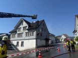 Oberegg AI: Bewohner bei Brand im Dachstock unverletzt