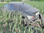 Schwarzenbach LU: Unfall mit Überschlag endet glimpflich