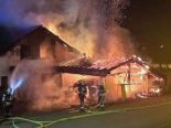 Ruswil LU: Garage-Brand zerstört zwei Autos und beschädigt Haus