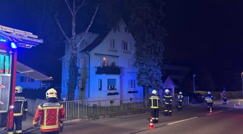 Würenlos AG: Brand durch Zigarette – Mehrfamilienhaus evakuiert