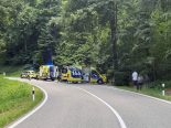 Unfall mit Motorrad in Glashütten: Zwei junge Verletzte