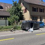 Siglistorf AG: Lenker (69) nickt ein – PW überschlägt sich