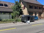 Siglistorf AG: Lenker (69) nickt ein – PW überschlägt sich