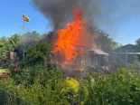 Tägerwilen TG: Defekt löst Brand in Schrebergartenhaus aus