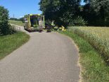 Ueken AG: Unfall – Töffli-Lenker stürzt ins Bachbett, Spital