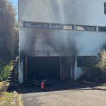 Schinznach-Dorf AG: Brand in Garage – drei Töffs Totalschaden