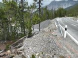 Zernez GR: Töff-Unfall – Rega rettet Biker, H28 Vollsperrung