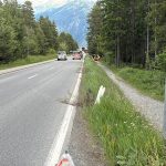 Lantsch/Lenz GR: 80-Meter-Schleuder – Töff-Unfall, Rega-Einsatz