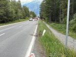 Lantsch/Lenz GR: 80-Meter-Schleuder – Töff-Unfall, Rega-Einsatz