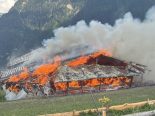 Tschappina GR: Brand zerstört Wohnhaus – Familie im Spital