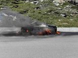Splügen GR: Auto-Brand – Passstrasse 90 Min. gesperrt