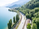 Leissigen BE: A8-Ausfahrt Leissigen-West 6 Tage Vollsperrung