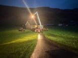 Alt St. Johann SG: Blitz-Brand in Scheune – 100'000 Fr. Schaden