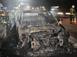 Bad Ragaz SG: Auto-Brand auf A13 – 1.5h Vollsperrung