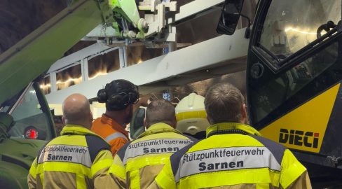 Giswil OW: Bauarbeiter stirbt bei Arbeitsunfall am A8-Tunnel