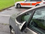 St. Margrethen SG: Sekundenschlaf – Auto kracht gegen Pfosten