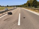 Delémont JU: Töff-Unfall auf A16 – Lenker ins Spital