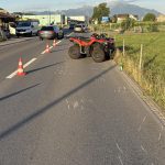 Wangen SZ: Quad überschlägt sich – Unfall auf Zürichstrasse