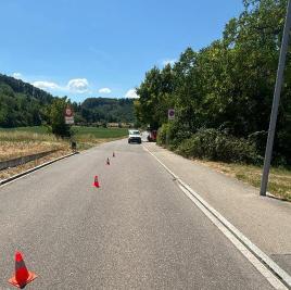 Dornach SO: Unfall – Velolenker (66) stürzt, reanimiert