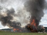 Ruppoldsried BE: Brand vernichtet Hof – 2 Verletzte, 5 Kühe tot