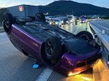 Oensingen SO: Auto überschlägt sich auf A1 – Unfall