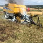 Stüsslingen SO: Brand an Ballenpresse greift auf Felder über