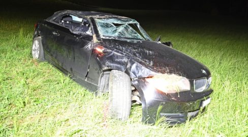 Malters LU: Auto überschlägt sich – Unfall mit 4 Verletzten