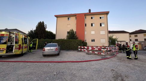 Zofingen AG: Brand in Wohnblock – 5 im Spital, Festnahme