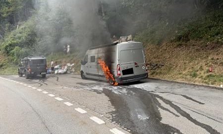 Gurtnellen UR: Wohnmobil-Brand – Gotthardstrasse 45 Min dicht