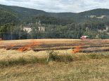 Soyhières JU: 5000 m² Strohfeld in Brand – Grossaufgebot