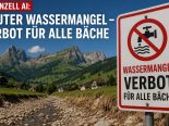 Appenzell AI: Akuter Wassermangel – Verbot für alle Bäche