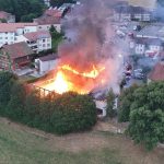 Romont (FR): Brand zerstört Turnhalle Avoines vollständig